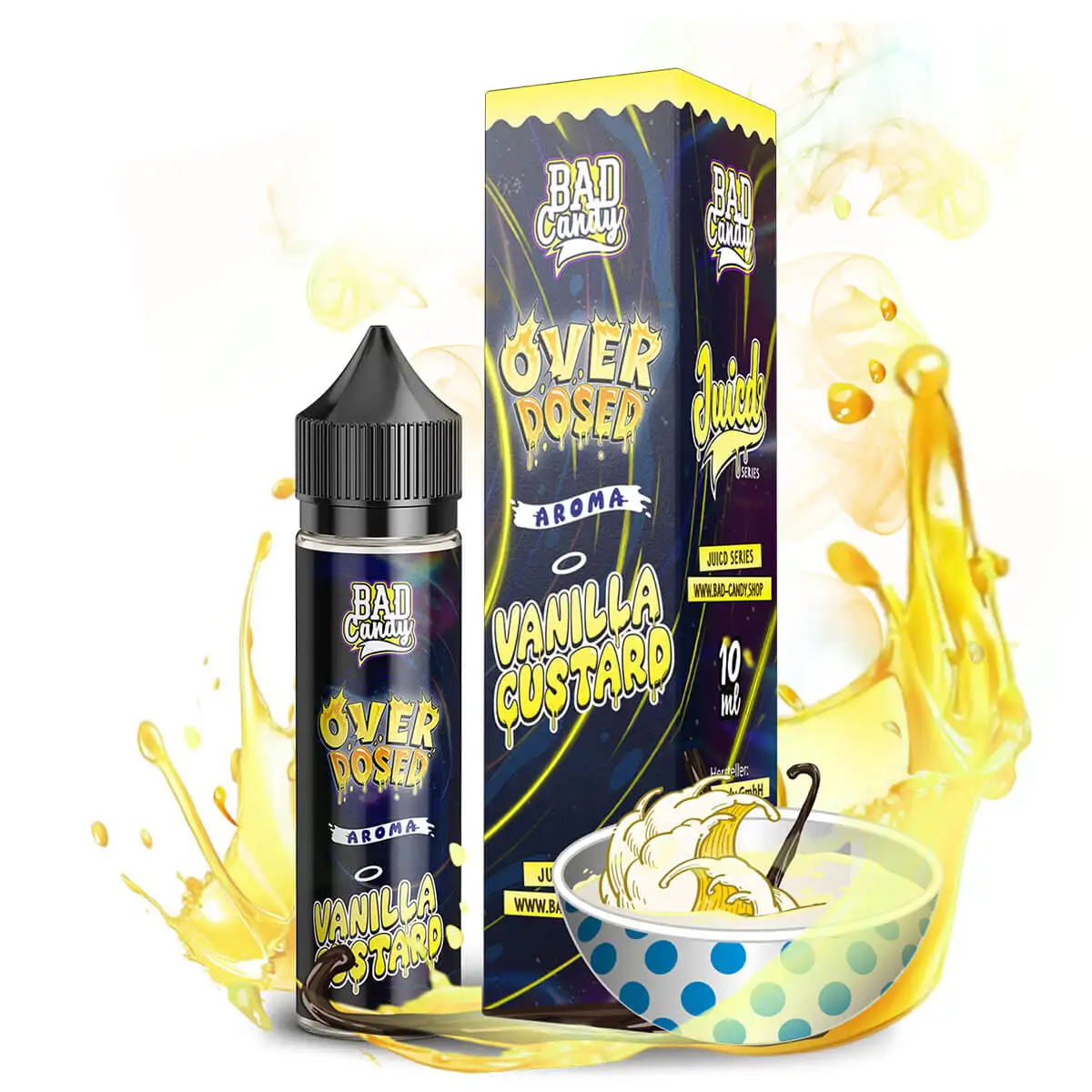 Bad Candy Overdosed, Vanilla Custard 10ml Aroma Longfill