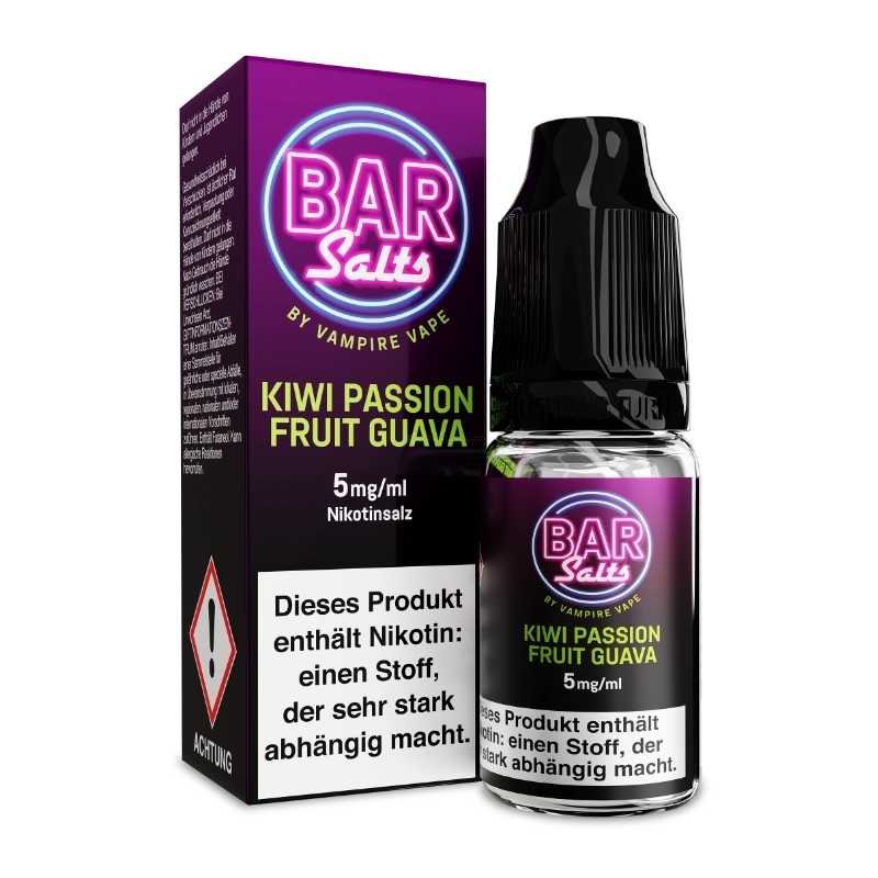 Vampire Vape Bar Salts - Kiwi Passion Fruit Guava 10ml 5mg