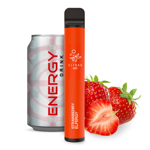 Elfbar 600 Strawberry Elfergy 0mg - Versteuert