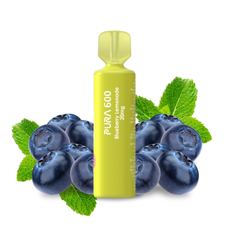 Pura 600 Einweg E-Zigarette - Blueberry Lemonade 20mg