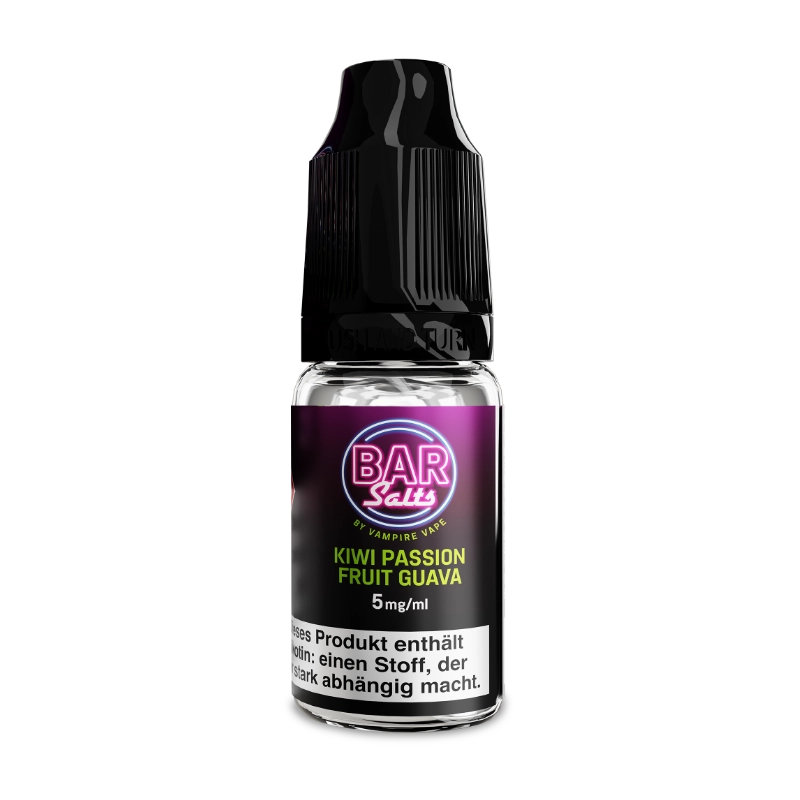 Vampire Vape Bar Salts - Kiwi Passion Fruit Guava 10ml 5mg Vampire Vape Bar Salts - Kiwi Passion Fruit Guava 10ml 5mg