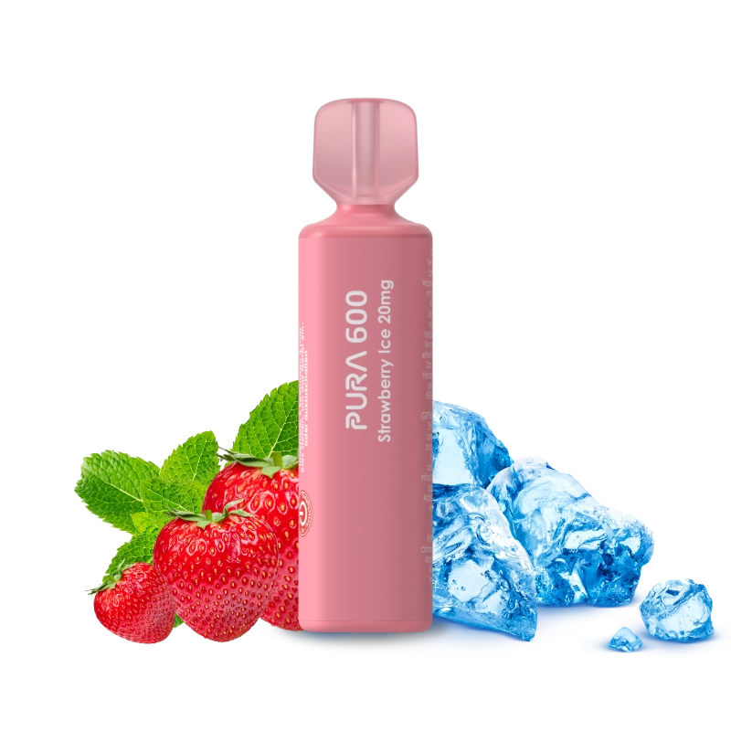 PURA 600 Strawberry Ice 20mg