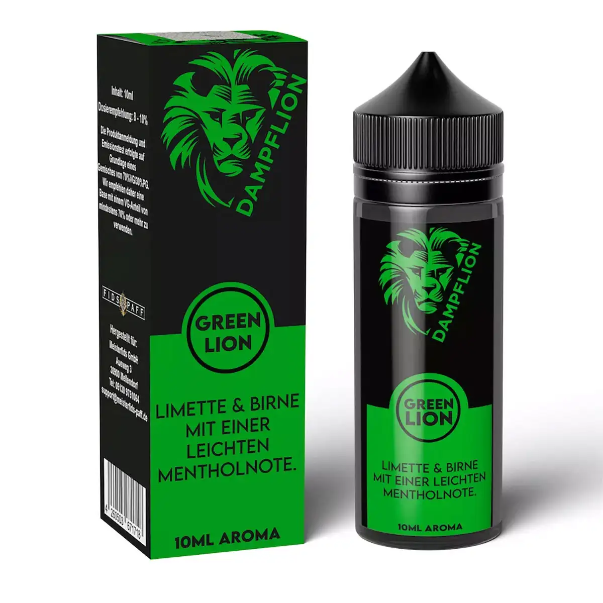 Dampflion, Green Lion 10ml Longfill