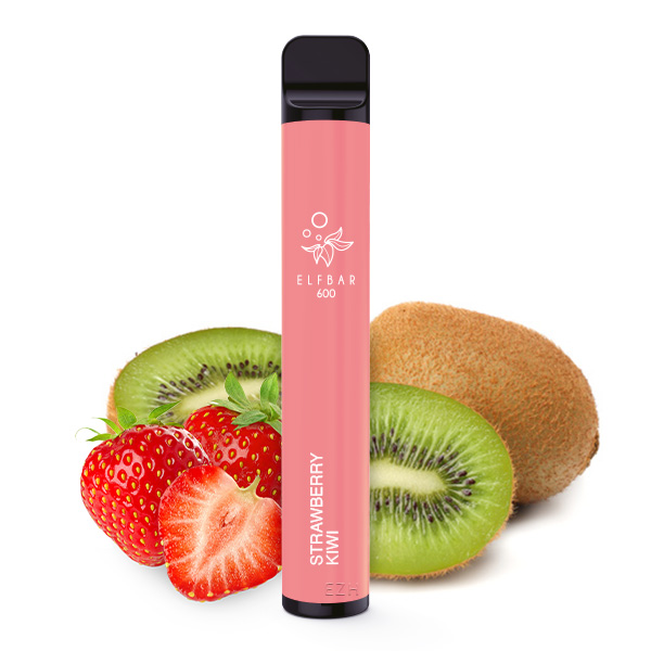 Elfbar 600 Einweg E-Zigarette 2ml - Strawberry Kiwi 20mg
