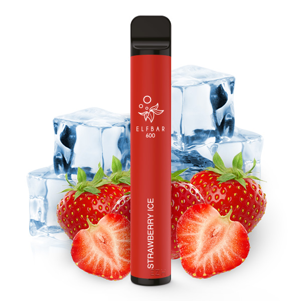 Elfbar 600 Einweg E-Zigarette 2ml - Strawberry Ice 20mg