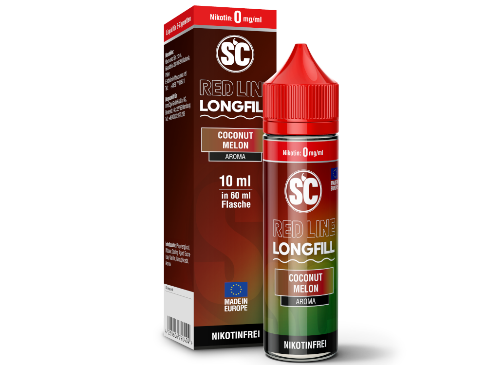 SC, Red Line Coconut Melon 10ml Longfill