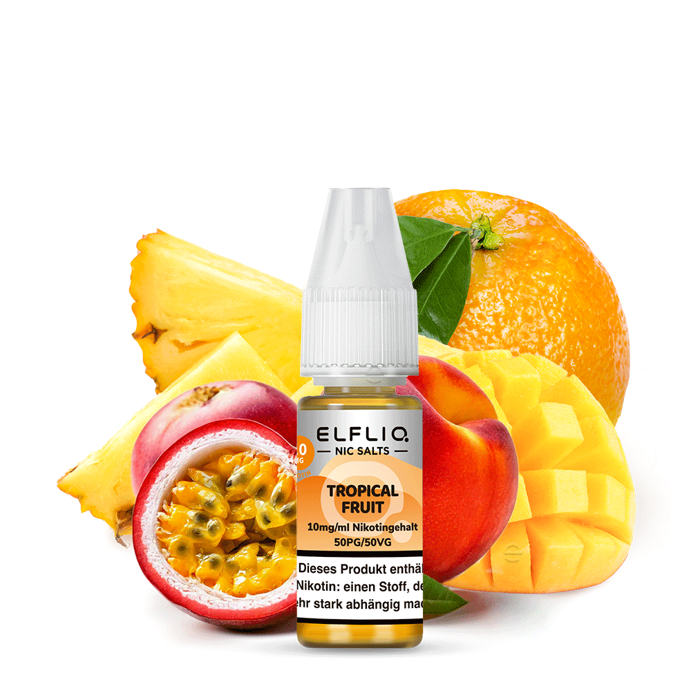 ELFLIQ, Tropical Fruit Nikotinsalzliquid 10ml 10mg