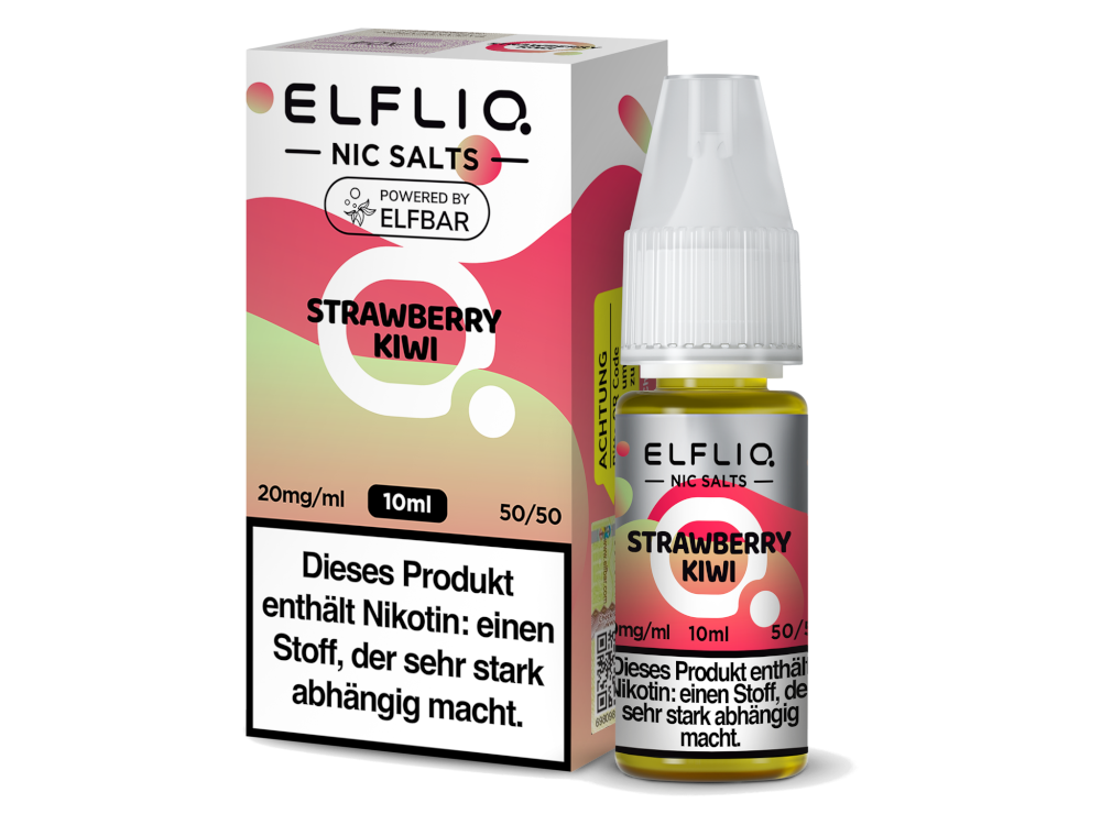 ELFLIQ, Strawberry Kiwi, Nikotinsalz Liquid 10mg 10ml