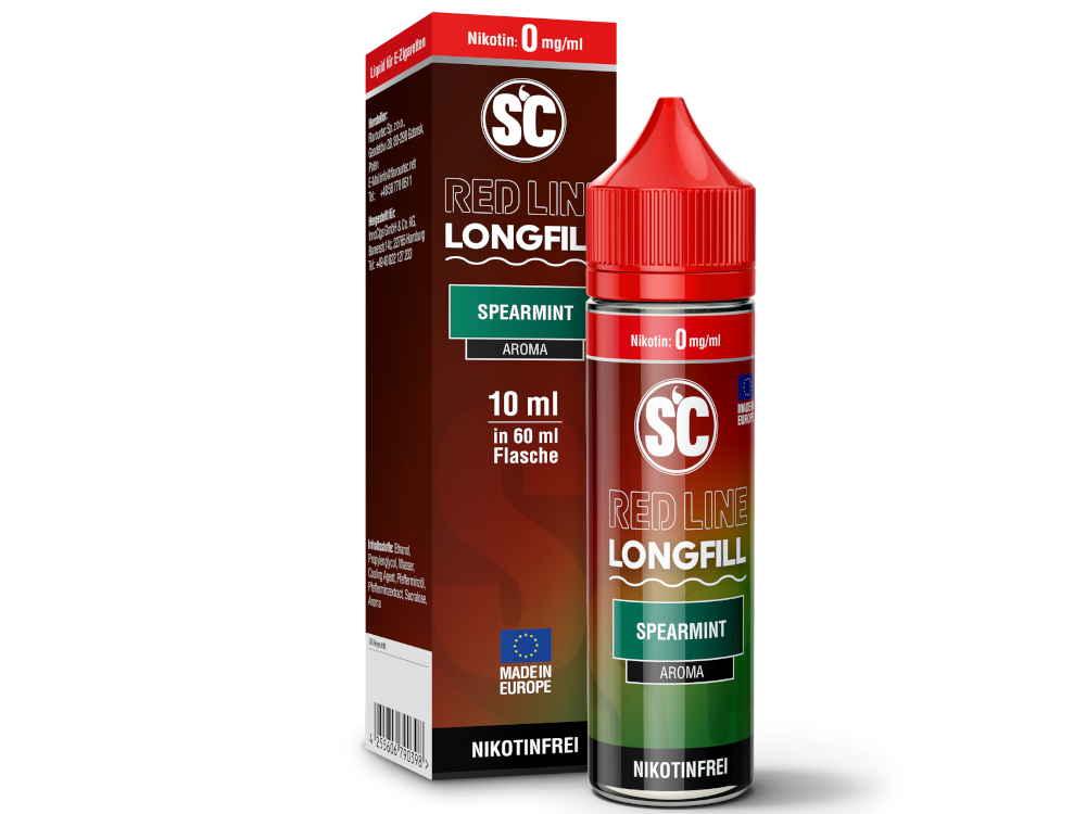 SC, Red Line Spearmint 10ml Longfill