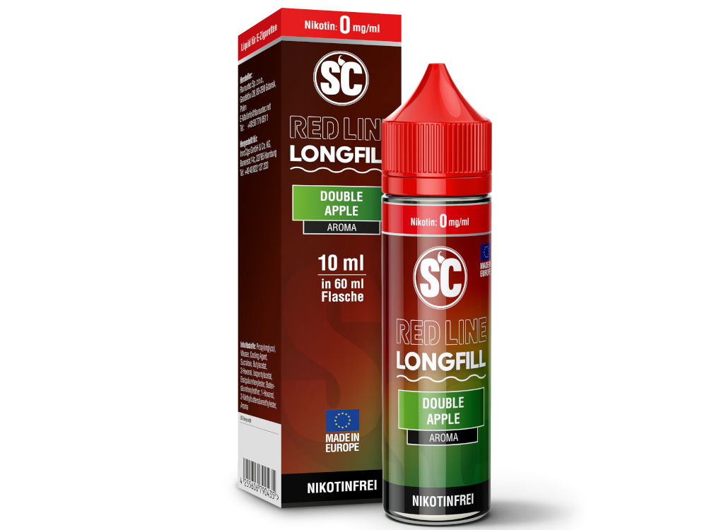 SC, Red Line Double Apple 10ml Longfill