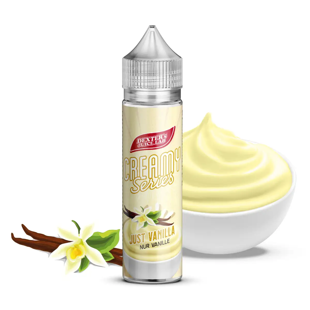 Dexter's Juice Lab, Creamy Series Just Vanilla 10ml Longfill