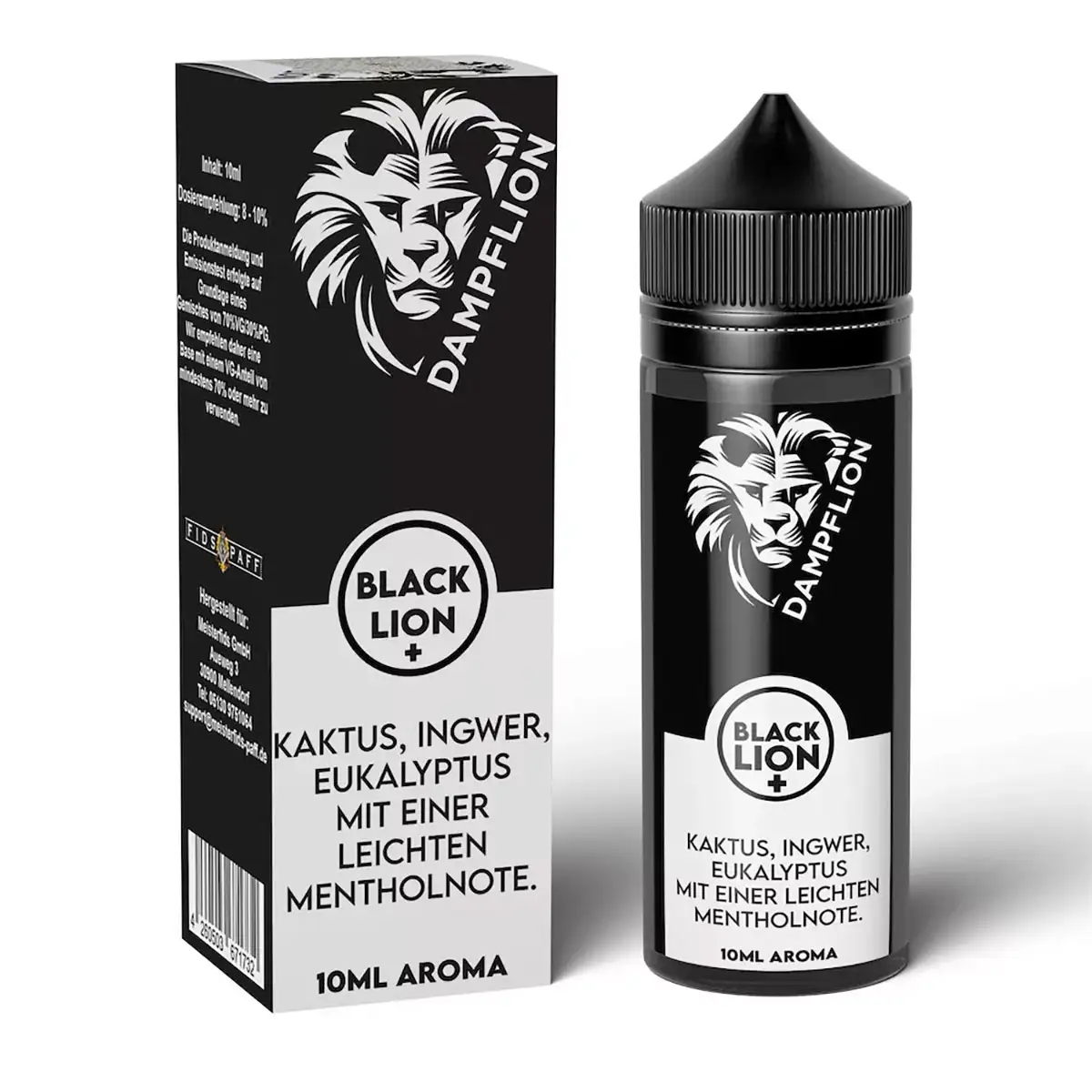 Dampflion, Black Lion Plus 10ml Longfill