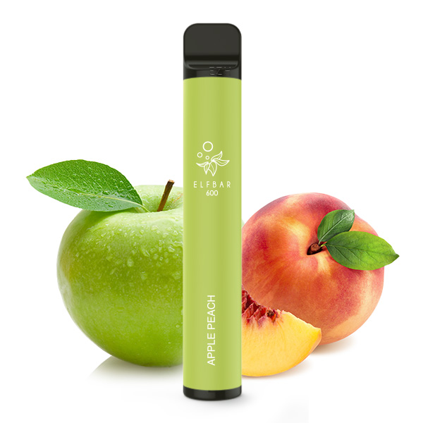 Elfbar 600 Einweg E-Zigarette 2ml - Apple Peach 20mg