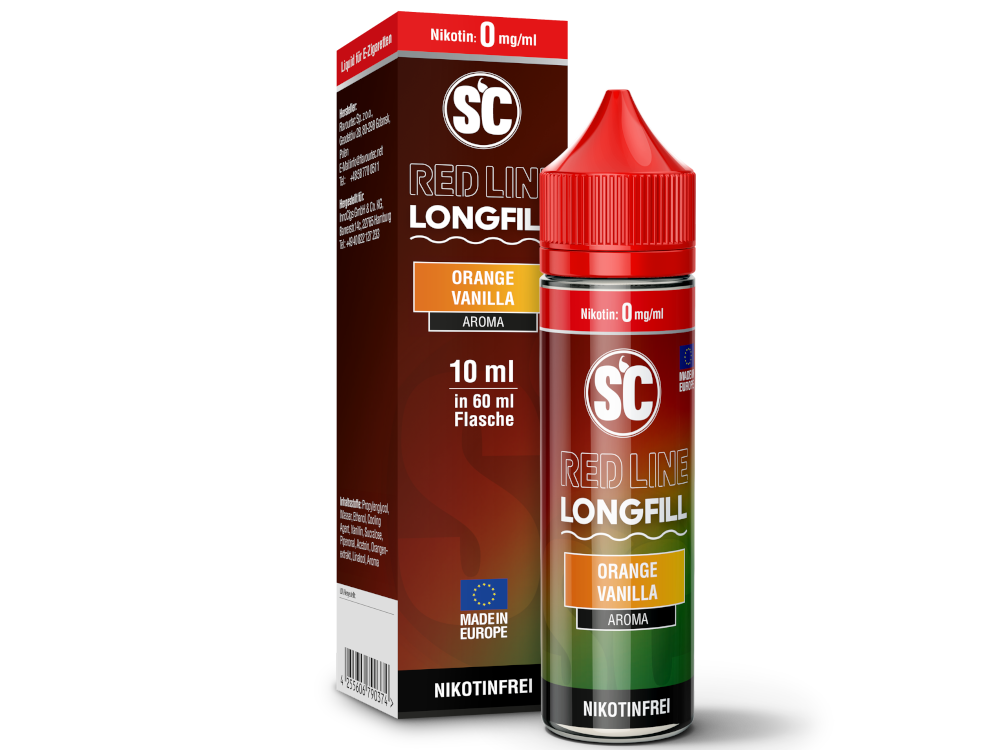 SC, Red Line Orange Vanilla 10ml Longfill