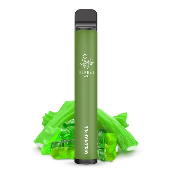 Elfbar 600 Einweg E-Zigarette 2ml - Green Apple 20mg